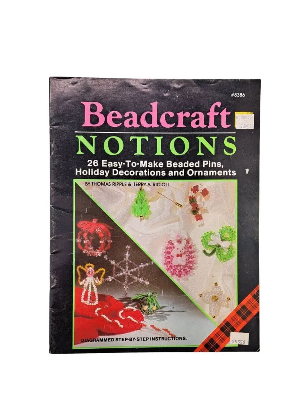 Vintage Beadcraft Notions & Darice Worms Of The Month Booklet Bead Pins Ornament